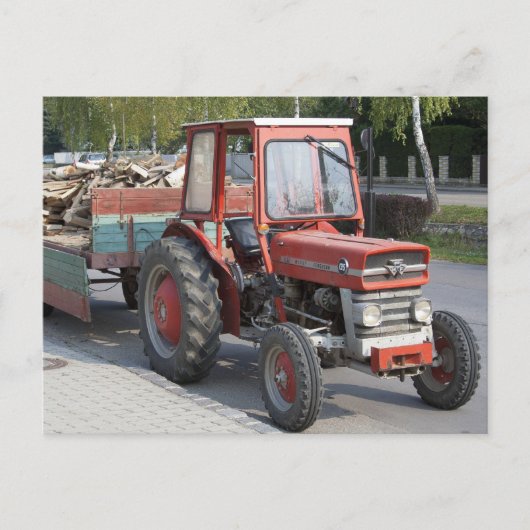 Massey Ferguson 135 Briefkaart (Voorkant)