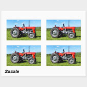 Massey Ferguson 35 tractor Rechthoekige Sticker (Vel)