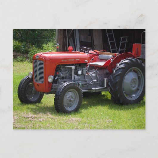 Massey Ferguson 35X Briefkaart (Voorkant)