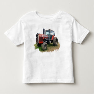 Massey Ferguson Red Tractor in het veld Kinder Shirts