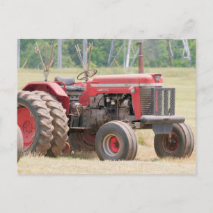 Massey Ferugson Super 90 op zonnige dag Briefkaart