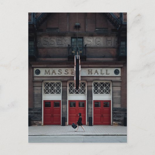 Massey Hall Briefkaart (Voorkant)