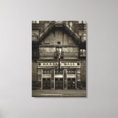 Massey Hall No 1 Toned Version Canvas Afdruk (Voorkant)