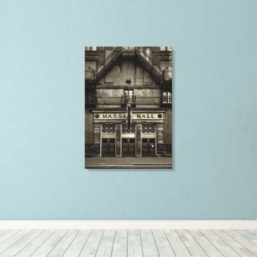 Massey Hall No 1 Toned Version Canvas Afdruk (Insitu (Houten vloer))