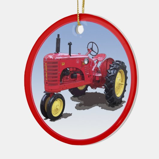 Massey Harris Model 22 Keramisch Ornament (Links)