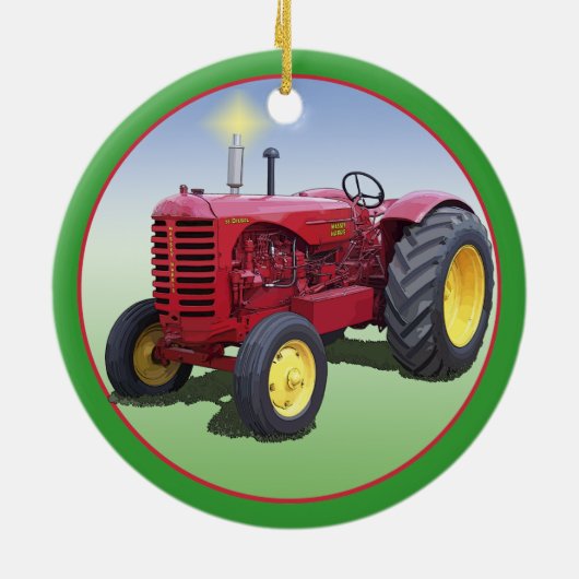 MASSEY HARRIS MODEL 55 KERAMISCH ORNAMENT (Achterkant)