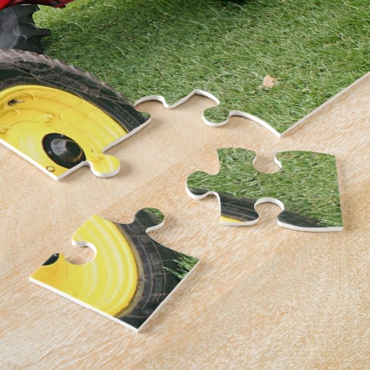 Massey-Harris Tractor Jigzaag Puzzle Legpuzzel (Zijkant)