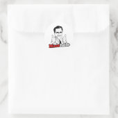 Masshole.png Ronde Sticker (Tas)