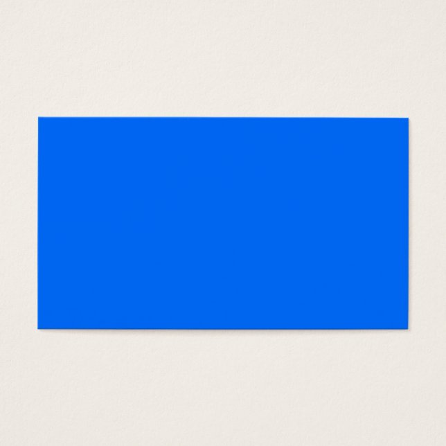 Massief BLAUW Visitekaartje (Voorkant)