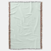 Massief Bord Mint Green Throw Blanket Deken (Voorkant Verticaal)
