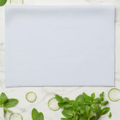 Massief Bord Poeder Blauwe Keuken Handdoek (Gevouwen)