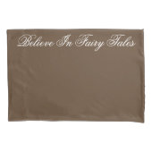 Massief bruin met tropografie kussensloop (Voorkant-Links)