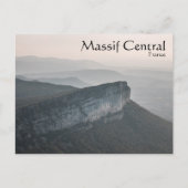 Massief Centraal Frankrijk Briefkaart (Voorkant)