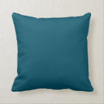Massief Donker Blauwgroen Blauw Turquoise kussen<br><div class="desc">Massief Donker Blauwgroen Blauw Turquoise kussen. Aangepaste Sjabloon voor Sierkussen - Gepersonaliseerd Kussens. Personaliseer met uw eigen naam, patroon, ontwerp, citaat, monogram of foto. Gebruik onze coole sjablonen, illustraties, foto's, afbeeldingen en illustraties en voeg vervolgens namen, tekst, aanhalingstekens en monogrammen toe om uw eigen werpkussen te creëer. Klik op de...</div>