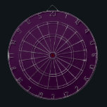 Massief donker Paarse dartboard Dartbord<br><div class="desc">Zeer koele minimalistische effen kleur dartboard in aubergine paarse. Ontworpen in Washington State,  USA voor uw plezier. Bedankt voor het ondersteunen van onafhankelijke artiesten!</div>