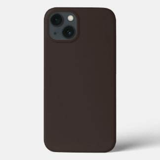 Massief, effen walnoot bruin, Case-Mate iPhone case