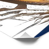 Massief geldtransport in actie foto afdruk (Hoek)