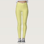 Massief gele Leggings (Voorkant)