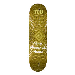 Massief Goud Skateboard
