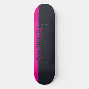 Massief grijs en roze persoonlijk skateboard