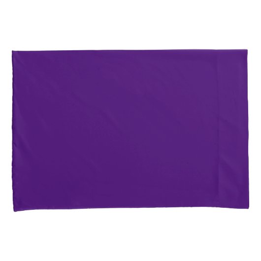 Massief helder Paars Kussensloop (Voorkant-Rechts)