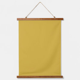 Massief mosterdgeel 26 "x36" verticaal hangend wandkleed