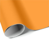 Massief Neon Sinaasappel Kleur Wrapping Paper Shee Cadeaupapier (Rol Hoek)