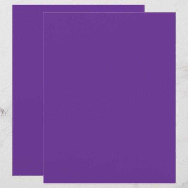 Massief Paars Tissuepapier | Minimalistische Cadea (Voorkant / Achterkant)