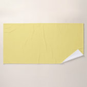 Massief pastel geel Modern Badhanddoek (Badhanddoek)