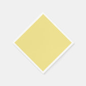 Massief pastel geel Modern Servet (Hoek)