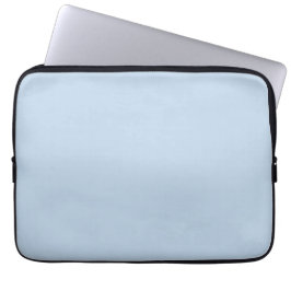 Massief poeder blauw laptop sleeve