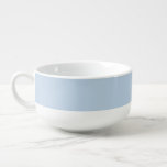 Massief poeder blauw soepkom<br><div class="desc">Hier is een mooie,  zachte kleur van effen blauw. Ontworpen in de prachtige staat Washington,  VS,  door een onafhankelijke freelance kunstenaar (Whoopsidoodle) voor uw plezier.</div>