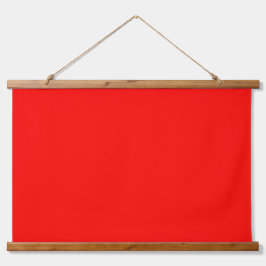 Massief rood 36 "x26" horizontaal hangend wandkleed