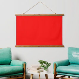 Massief rood 36 "x26" horizontaal hangend wandkleed