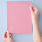 massief roze4 SOLID KATOEN SNOEP PINK ACHTERGROND  Flyer (Hand)