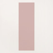 Massief stoffig blush retro lettertype yogamat (Achterkant)