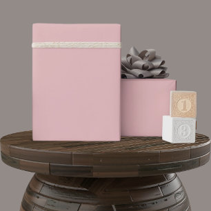Massief zacht licht pastel Roos kwarts roze kleur Cadeaupapier
