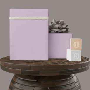 Massief zacht licht pastellavendel Paarse kleur Cadeaupapier