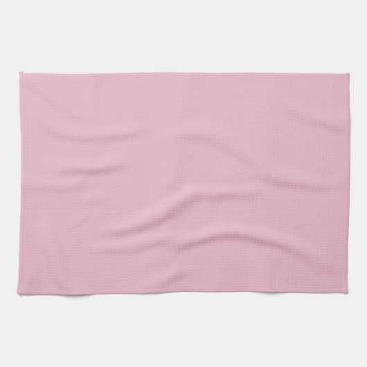 Massief Zachte Blush Roze Keuken Handdoek (Horizontaal)