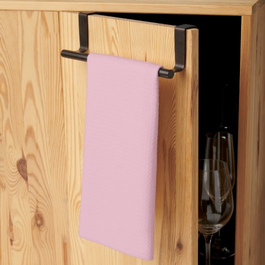 Massief Zachte Blush Roze Keuken Handdoek (Derde Gevouwen)