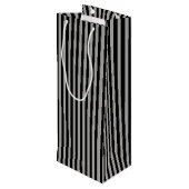 Massief Zilver Wijn Cadeautas (Achterkant Gekanteld)