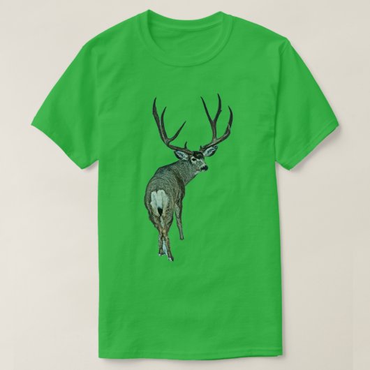 Massieve hertenbuck t-shirt (Design voorkant)