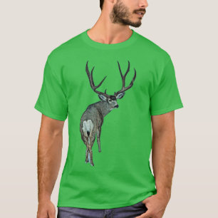 Massieve hertenbuck t-shirt