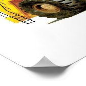 Massieve Kinder constructiedroger en graafmachine Poster (Hoek)