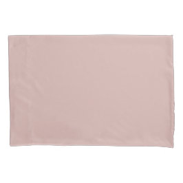 Massieve stoffige blush kussensloop
