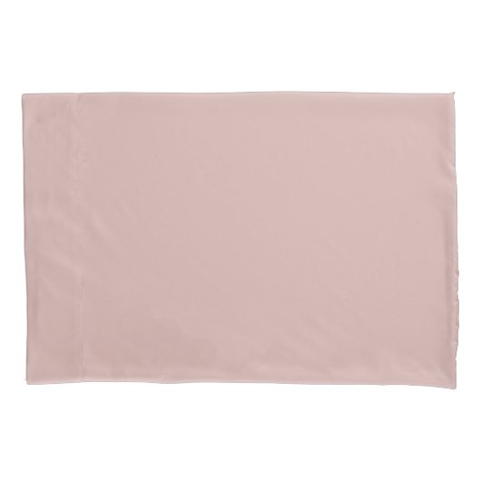 Massieve stoffige blush kussensloop (Voorkant)