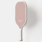 Massieve stoffige blush pickleball paddle (Links)
