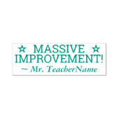 "MASSIEVE VERBETERING!" Instructeur Rubber Stamp Zelfinktende Stempel (Design)
