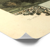 Massillon Ohio 1870 Antiek Panoramisch Kaart Poster (Hoek)