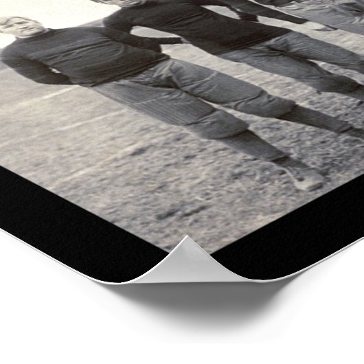 Massillon Tigers Football Foto 1905 Poster (Hoek)